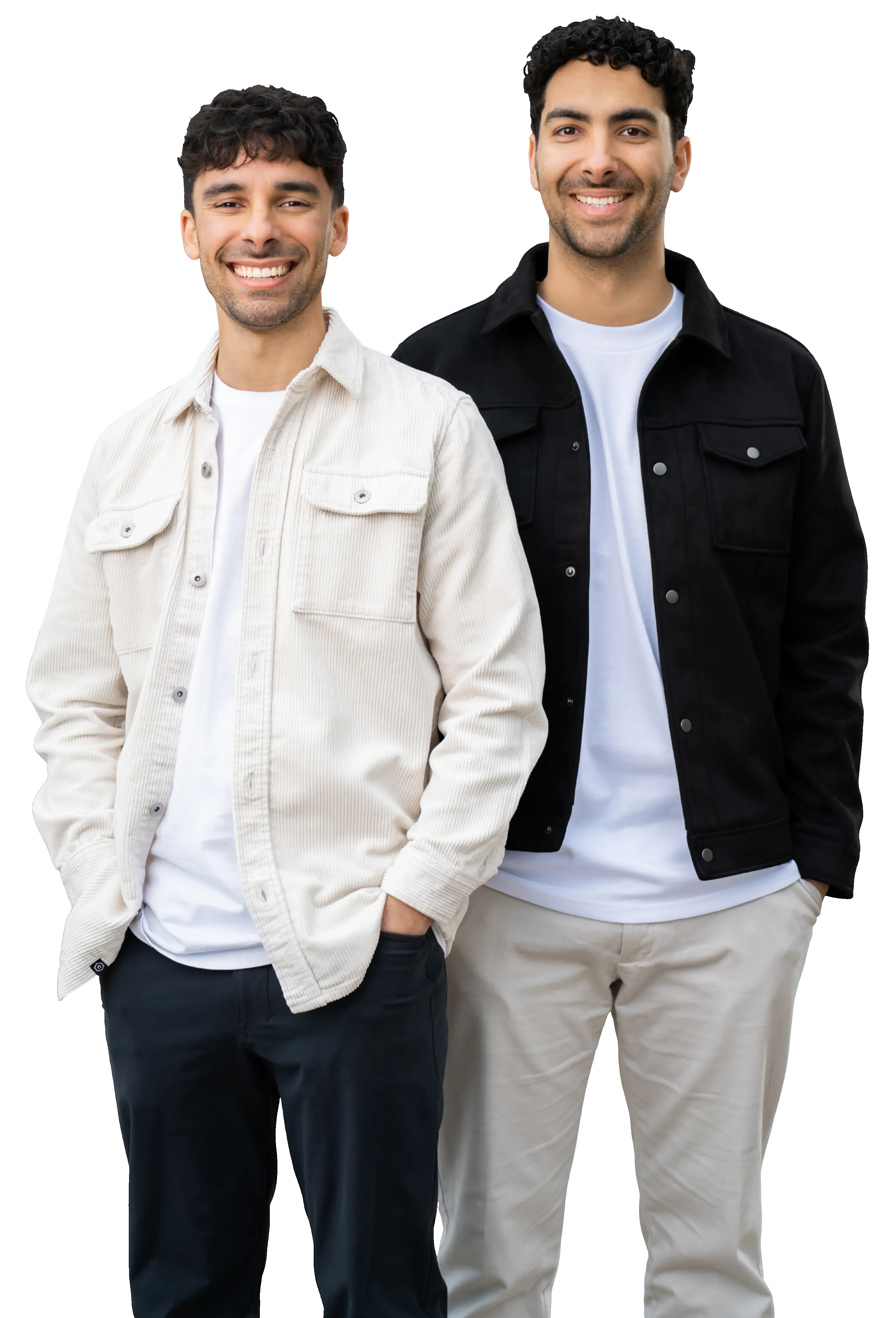 Sav Tripodi and Dom Tripodi together smiling.