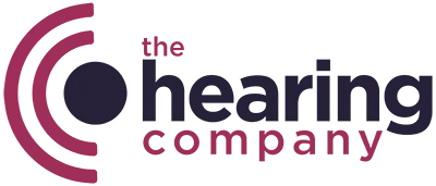 The logo of The Hearing Company.
